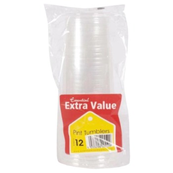 Essential Extra Value Pint Tumblers 12pk 