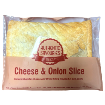 Authentic Savouries By Talgarth Cheese & Onion Slice 