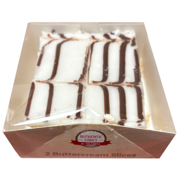 Authentic Cakes By Talgarth 2 Buttercream Slices 