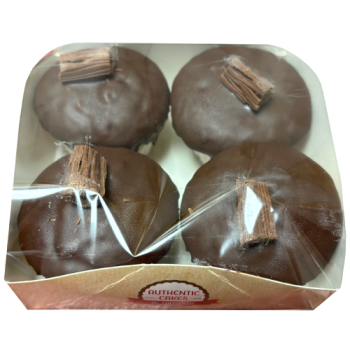 Authentic Cakes By Talgarth 4 Chocolate Flake Cup Cakes 