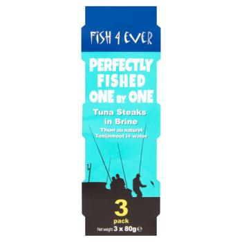 Skipjack Tuna Steaks In Brine (triple P