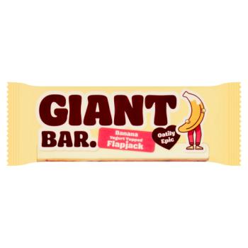 Giant Bar Banana Yogurt Topped Flapjack 100g