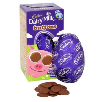 Cadbury Dairy Milk Buttons Small Easter Egg 101g