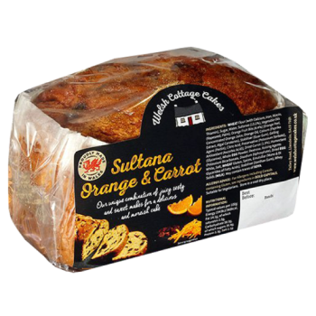 Welsh Cottage Cakes Sultana, Orange & Carrot