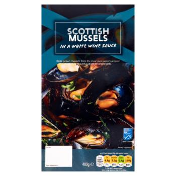 Coop Scottish Cooked Mussels In A White