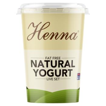 Henna Fat Free Natural Yogurt Live Set 400g