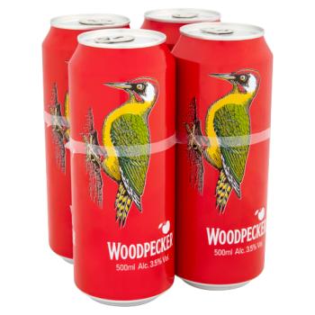 Woodpecker Cider 4 x 500ml Cans