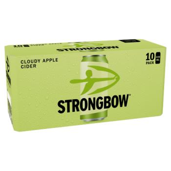 Strongbow Cloudy Apple Cider Cans 10 x 440ml