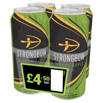 Strongbow Cloudy Apple Cider 440ml Can