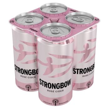 Strongbow Rosé Cider Cans 4 x 440ml