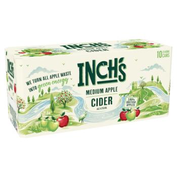 Inch's Medium Apple Cider Cans 10 x 440ml