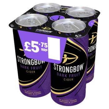 Strongbow Dark Fruit Cider 4 X 440ml Cans