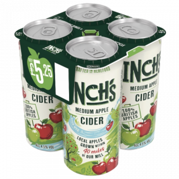 Inch's Medium Apple Cider 4 x 440ml PM £5.25 