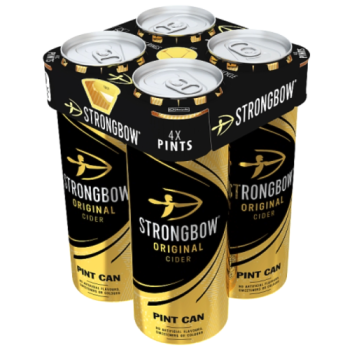 Strongbow Original Cider 4 x 568ml PM £6.25 