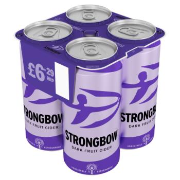 Strongbow Dark Fruit Cider 4 x 440ml