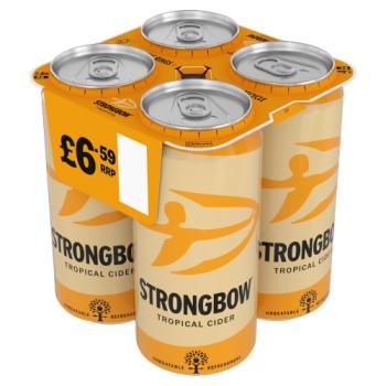 Strongbow Tropical Cider 4 x 440ml
