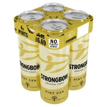 Strongbow Original Cider Pint Cans 4 x 568ml