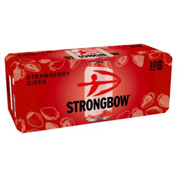 Strongbow Strawberry Cider Cans 10 x 330ml