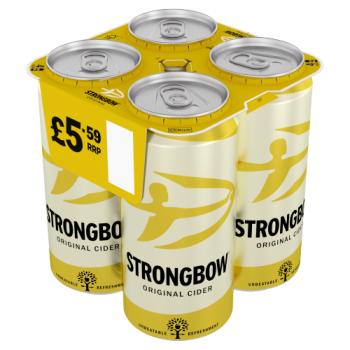 Strongbow Original Cider 4 x 440ml