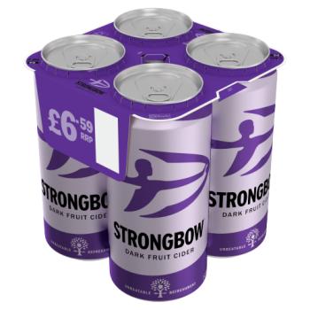 Strongbow Dark Fruit Cider 4 x 440ml
