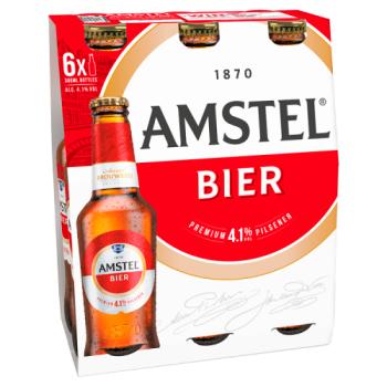 Amstel Beer 6 Bottle