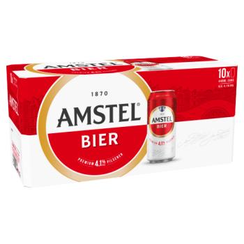 Amstel Bier Premium Pilsener Beer Cans 10 x 440ml