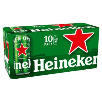 Heineken Pure Malt Lager Cans 10 x 440ml