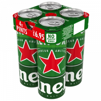 Heineken Beer 4 x 568ml PM £6.95 