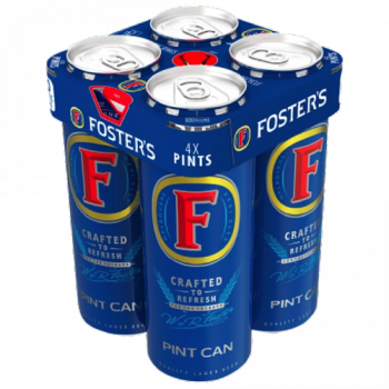 Foster's Lager Beer 4 x 568ml PM £6.25 