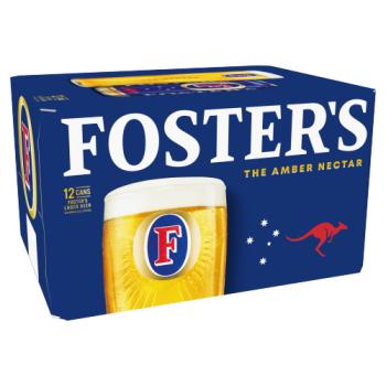 Foster's Lager Beer Can 12 x 440ml