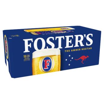 Foster's Lager Beer Can 18 x 440ml