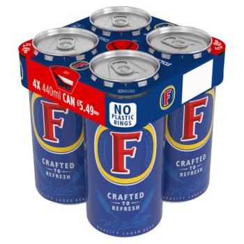 Foster's Quality Lager Beer 4 x 440ml