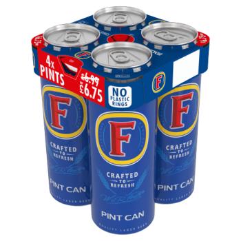  Foster's Pint Cans 4 x 568ml