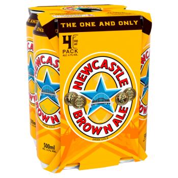 Newcastle Brown Ale Can 4 x 500ml