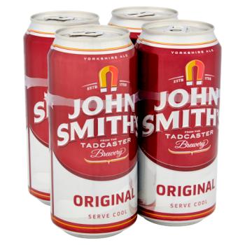 John Smith's Original Bitter Ale 4 X 440ml Cans