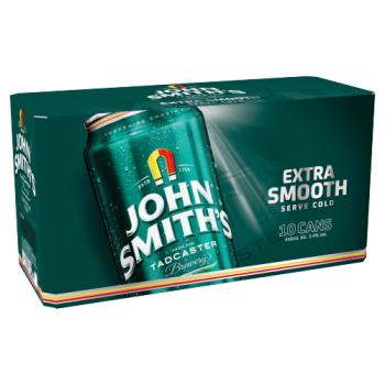 John Smith's Extra Smooth Ale Beer Cans 10 x 440ml