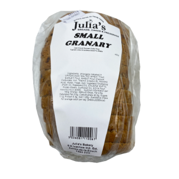 Julia's Small Granary Sliced Loaf 400g