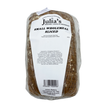 Julia's Small Wholemeal Sliced 400g 