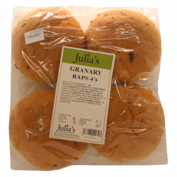 Julia's Granary Baps 4pk 