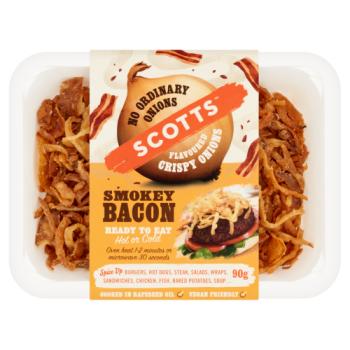 Scotts Smokey Bacon Flavoured Crispy Onions 90g