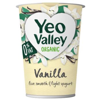 Yeo Valley Organic Vanilla Live Smooth & Live Yogurt 450g