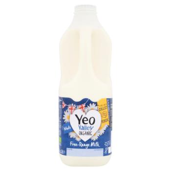 Yeo Valley Organic Whole Free-Range Milk 2L