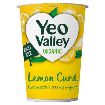 Yeo Valley Organic Lemon Curd Live Smooth & Creamy Yogurt 450g