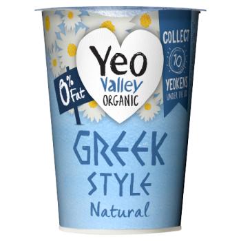 Yeo Valley Organic 0% Fat Greek Style Natural 450g