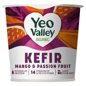 Yeo Valley Organic Kefir Mango & Passion Fruit 350g