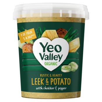 Yeo Valley Organic Leek & Potato with Cheddar & Pepper 400g