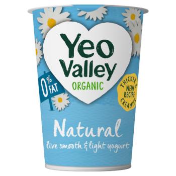 Yeo Valley Organic Natural Live Smooth & Light Yogurt 450g