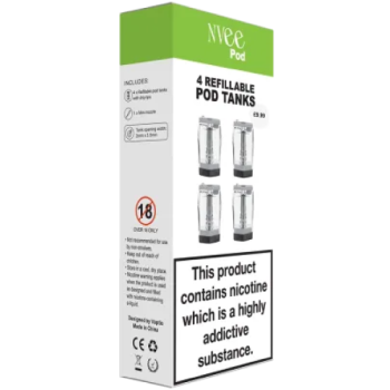 NVee Pod Refillable Pod Tanks 4pk
