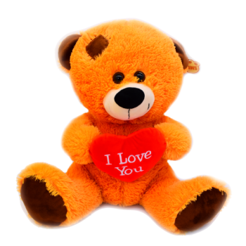 Paws 'I Love You' Gold Teddy Bear 52cm 