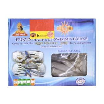 Mr King Frozen Half Cut Swimming Crab Extra Large 1kg 